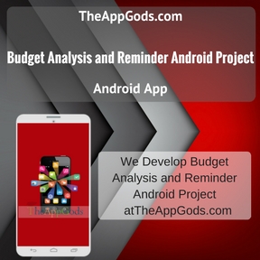 Budget Analysis and Reminder Android Project