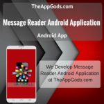 Message Reader Android Application